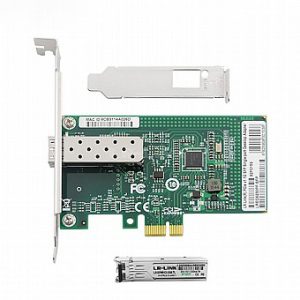 כרטיס רשת פנימי LR-LINK LREC6230PF-SFP + ג'יביק LR-LINK LRGP8512-X5ATL GBIC