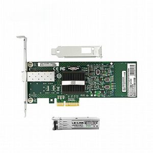 כרטיס רשת פנימי LR-LINK LREC9701EF-SFP + ג'יביק LR-LINK LRGP8512-X5ATL GBIC