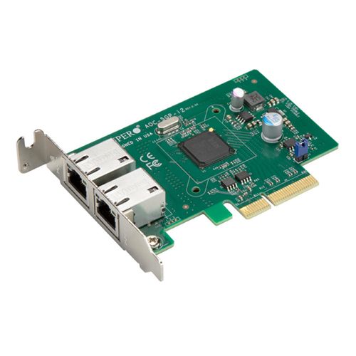 כרטיס רשת LR-LINK LREC9202PT 2x1Gb RJ45 PCIex1 2.5GT/s