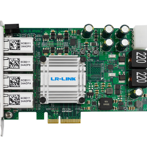 כרטיס רשת פנימי LR-LINK LREC9724HT-PoE PCIe 1Gbx4 PoE