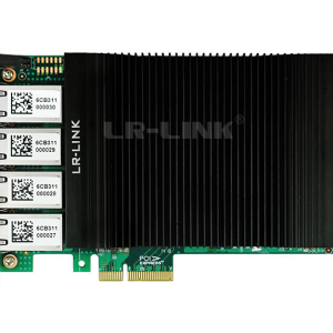 כרטיס רשת LR-LINK LRES2004PT-POE PCIe 1Gbx4 PoE  95W