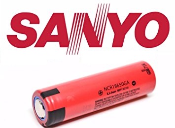 סוללה ליתיום 18650 Sanyo GA 3500mAh 3.6V
