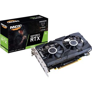 כרטיס מסך INNO3D GEFORCE RTX 2060 TWIN X2 תואם למיינינג