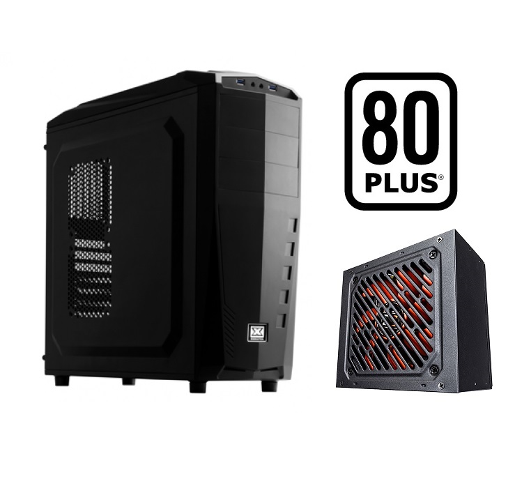 מארז מחשב MACH כולל ספק כוח 80+ 500W