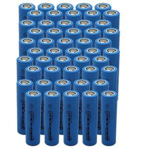 50 סוללות ליתיום נטענות 18650 EVE 2550mAh 3.6V