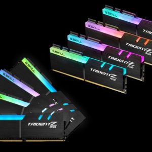 זיכרון למחשב נייח G.Skill DDR4 F4-3000C14Q2-128GTZR 8x16GB 3000Mhz TridentZ RGB
