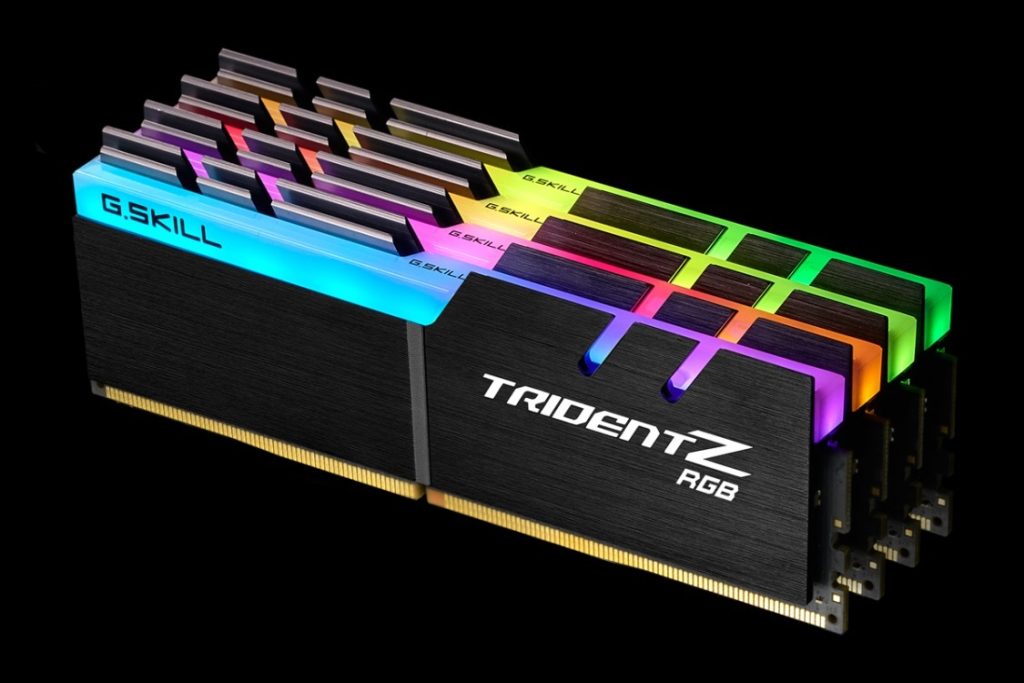 זיכרון למחשב נייח G.Skill DDR4 F4-3600C17Q-64GTZR 4x16GB 3600MHz TridentZ RGB