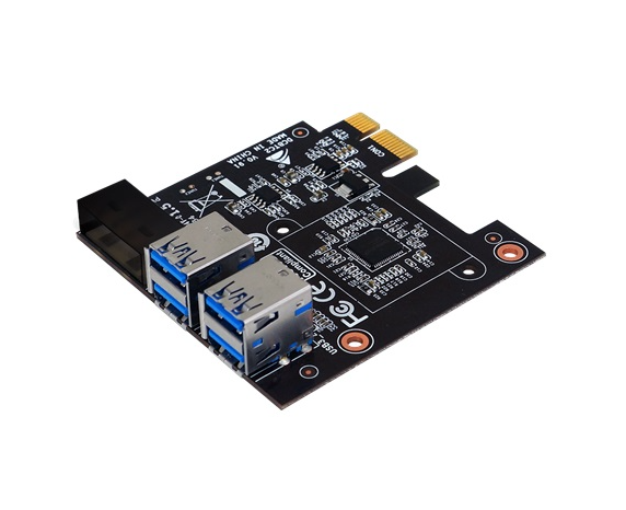 מפצל לכרייה BioStar DCBTC2 PCI-E Riser Splitter Crypto Mining Card