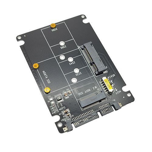M.2 and MSATA to 2.5" SATA converter