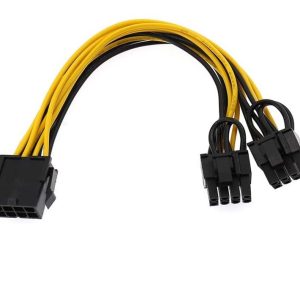 כבל מפצל חשמל פנימי PCI-E 8Pin (6+2) +   6PIN GPU