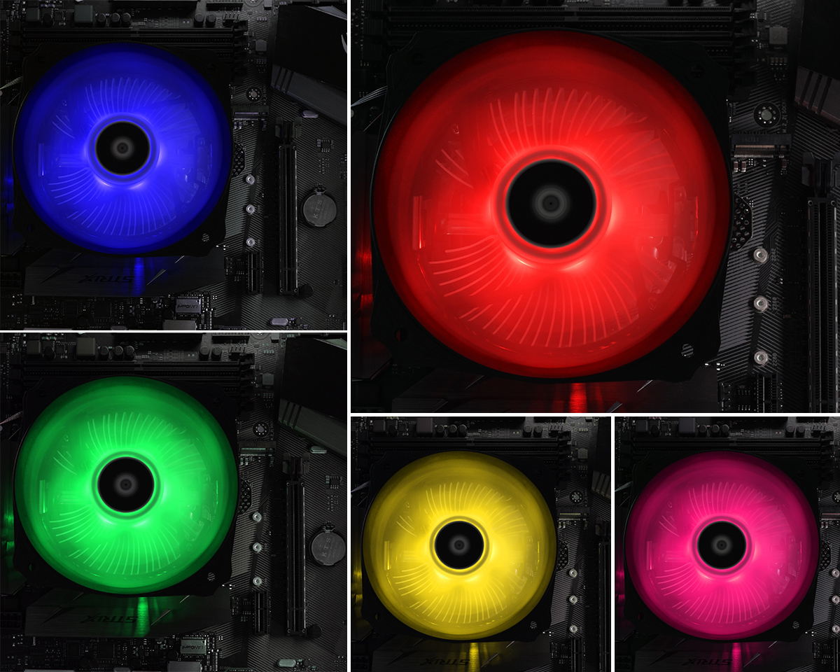 מאוורר למעבד ID-COOLING DK-03 RGB תמונה 5