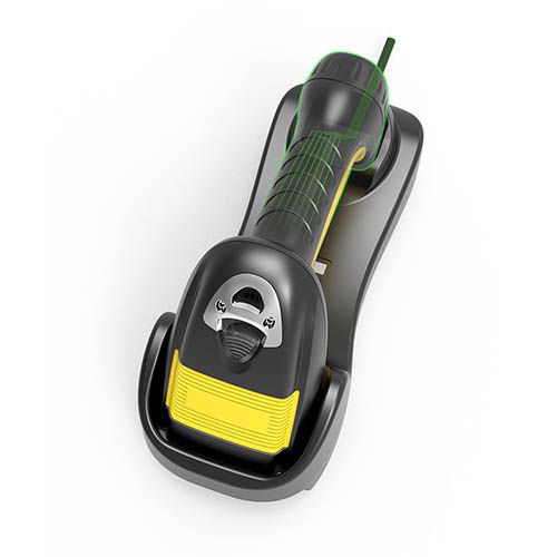 סורק ברקוד אלחוטי תעשייתי CODESTAR X-6301B כולל עמדת עגינה תמונה 2