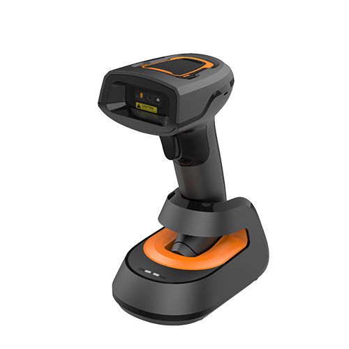 סורק ברקוד אלחוטי תעשייתי CODESTAR GT-2013 Micro scan 2D כולל עמדת עגינה תמונה 2