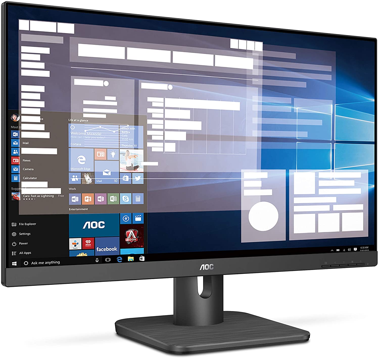 מסך מחשב AOC 24E1Q 23.8" IPS תמונה 2