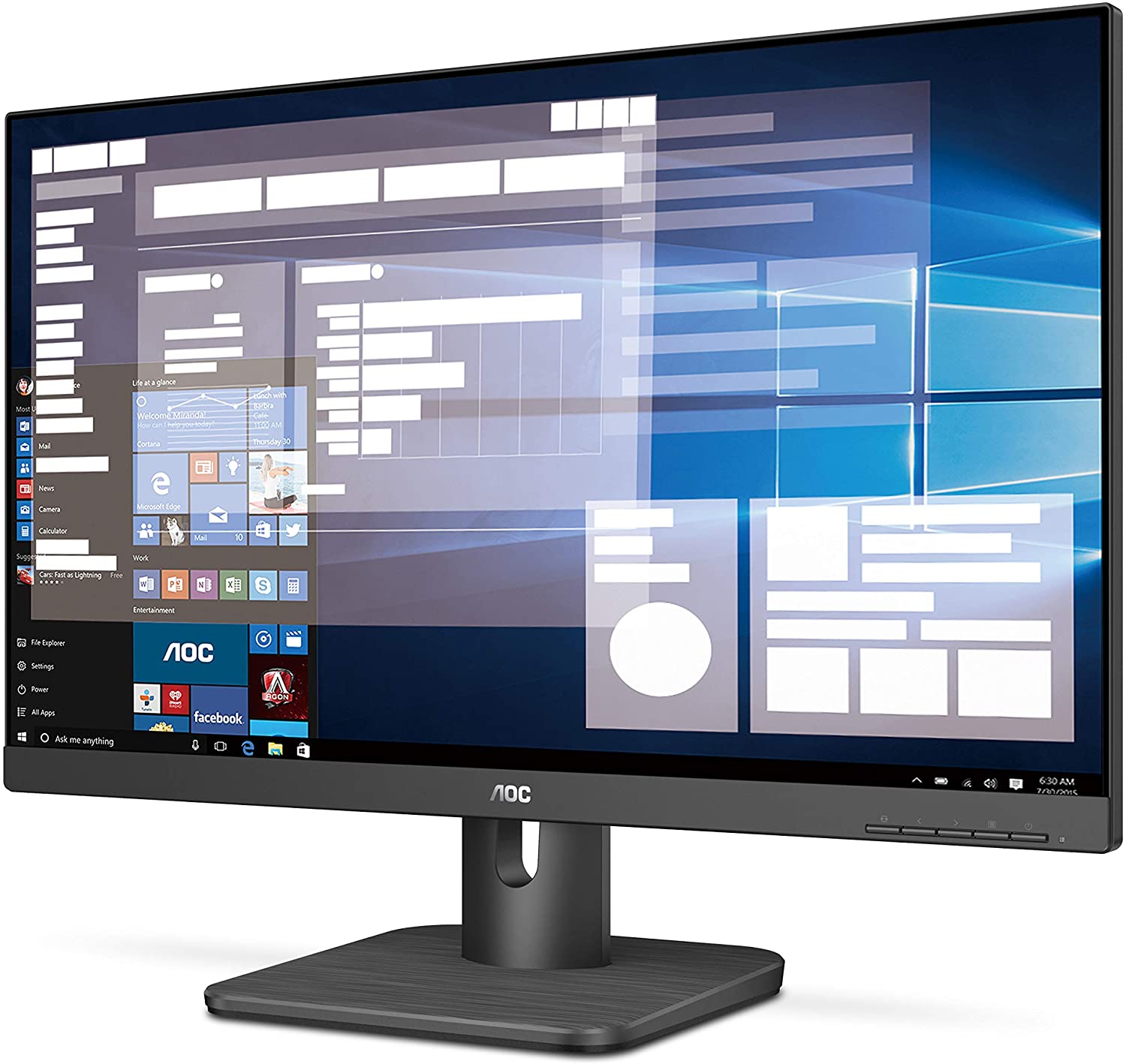 מסך מחשב AOC 24E1Q 23.8" IPS תמונה 3