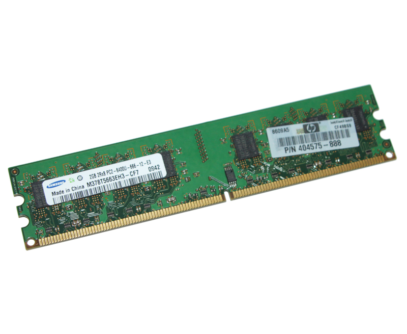זיכרון למחשב - Samsung DDR2 M378T5663EH3-CF7 2Gb 800Mhz תמונה 2