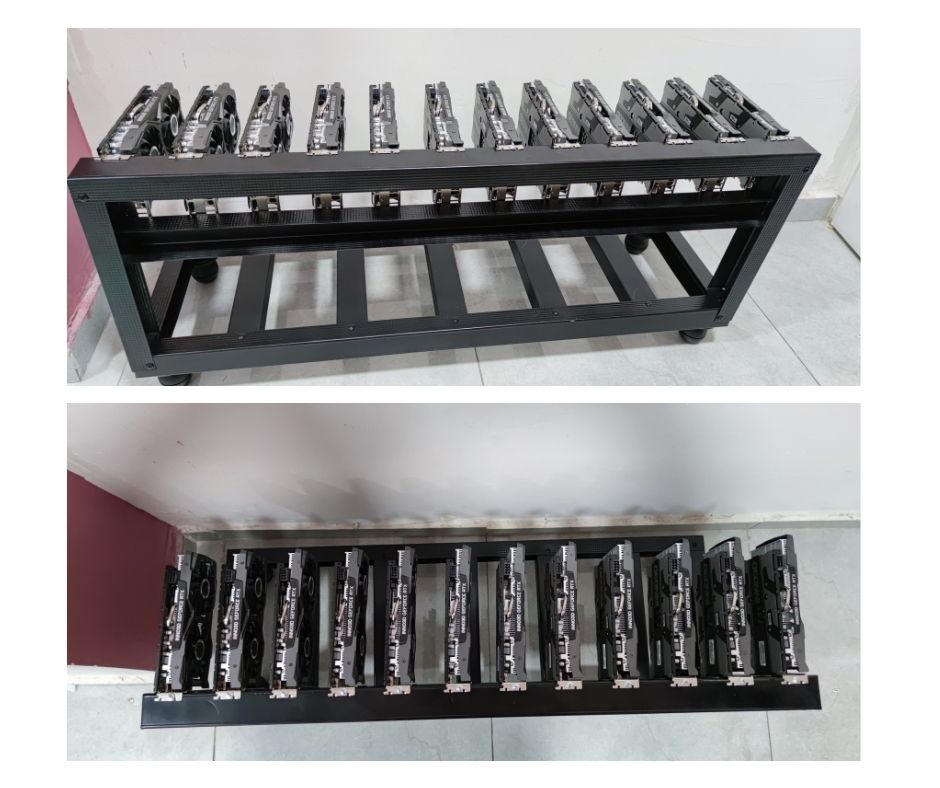 מערכת RTX2060 SUPER MINING לכריית מטבעות קריפטוגרפיים תמונה 3