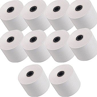 10 גלילי נייר תרמי 80/80 למדפסת קופה תמונה 3