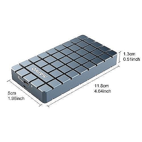 דיסק קשיח חיצוני NeTac NV7000-T 4TB במארז MAIWO K1717 USB4 M.2 NVMe SSD תמונה 2