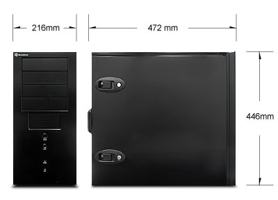 מארז למחשב SST-TJ04B-W תמונה 2