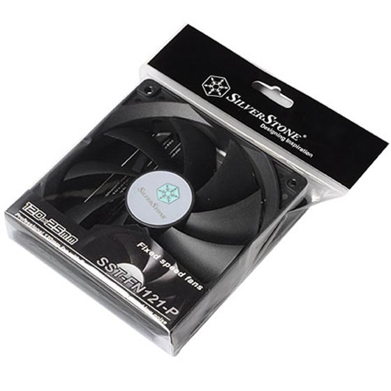 מאוורר למארז מחשב SilverStone 120mm PRO FAN FN121 תמונה 2