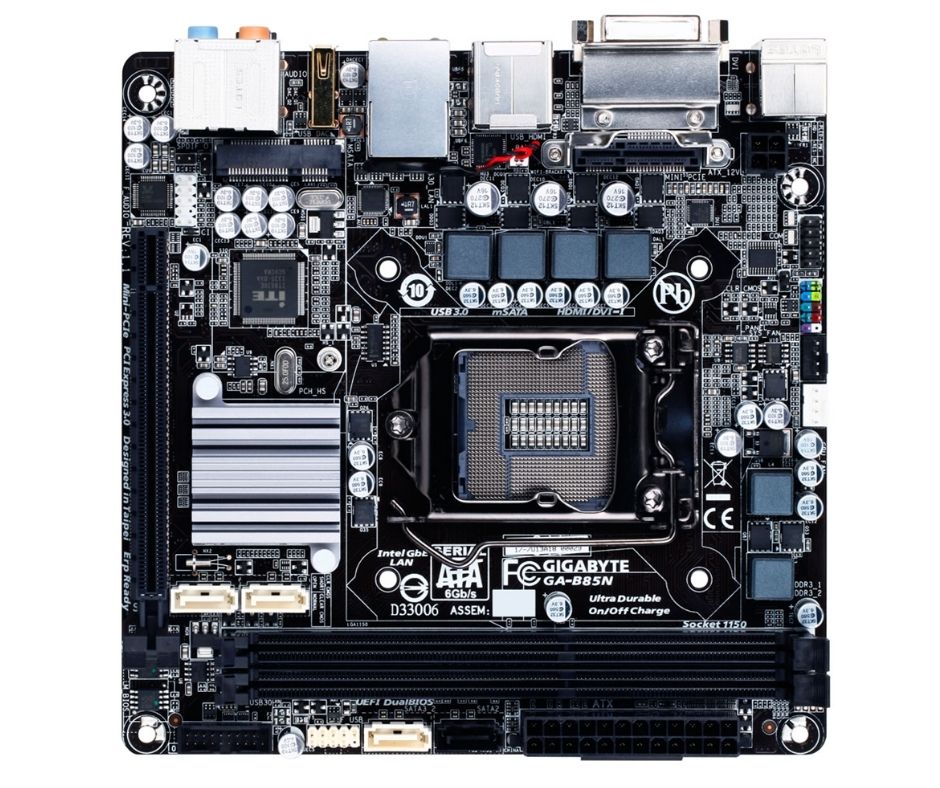 לוח אם Gigabyte Motherboard B85N ITX תמונה 2