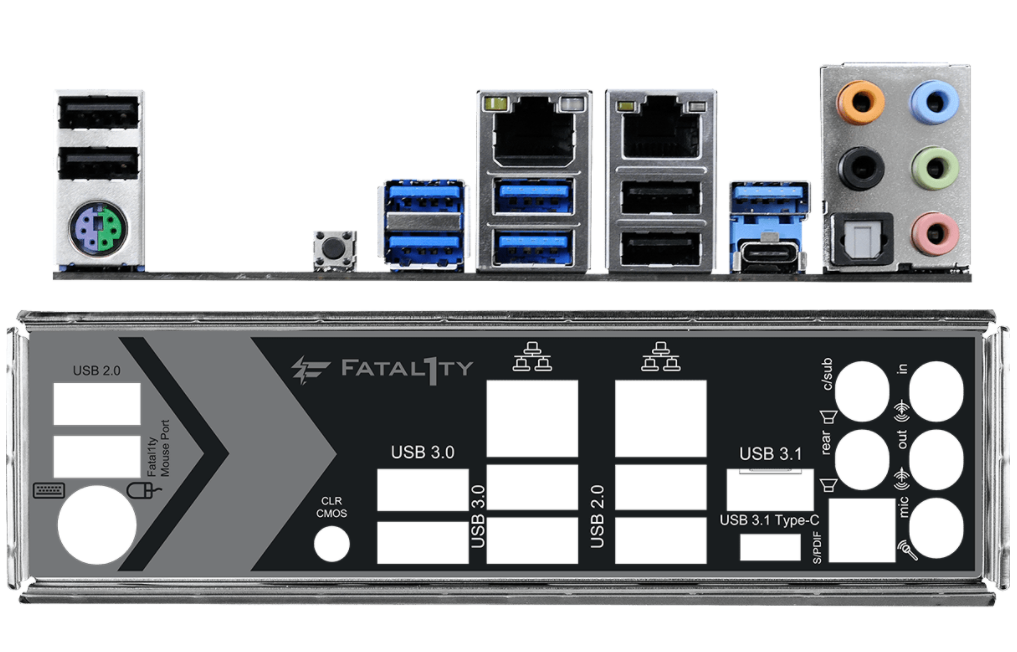 לוח אם ASROCK  X299 Fatal1ty Gaming K6 Motherboard תמונה 5