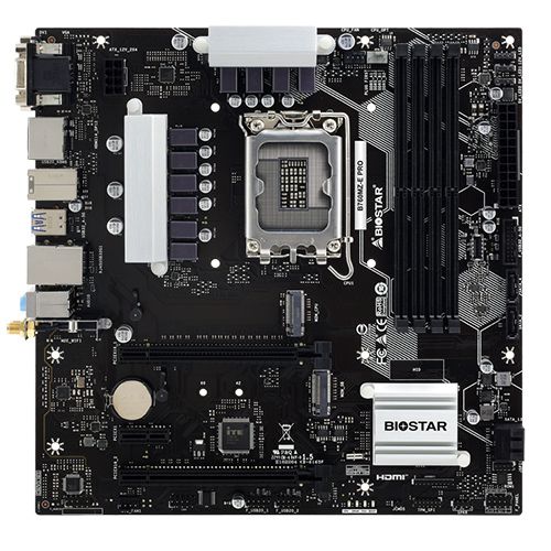 לוח אם BioStar B760MZ-E Pro DDR5 V6.0 VGA+DVI+HDMI+DP USB-C תמונה 3