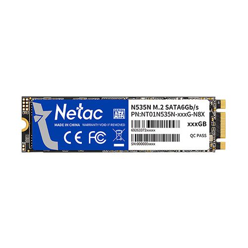 כונן SSD פנימי NeTac SSD N535N 512GB M.2 2280 SATA NT01N535N-512G-N8X תמונה 4