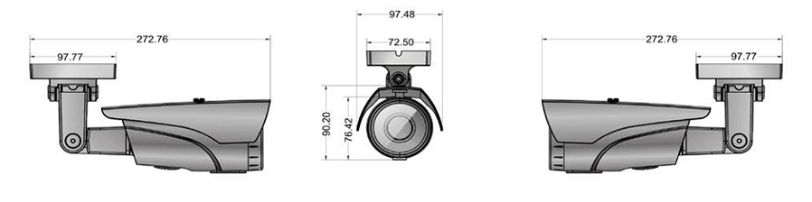 מצלמת אבטחה צינור UNIFORE 2MP EW2023K4-D תמונה 2