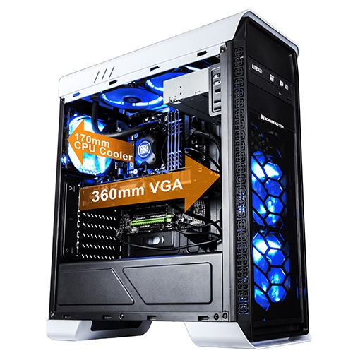 מארז מחשב Frontliner כולל ספק כוח 600W - שחור תמונה 2