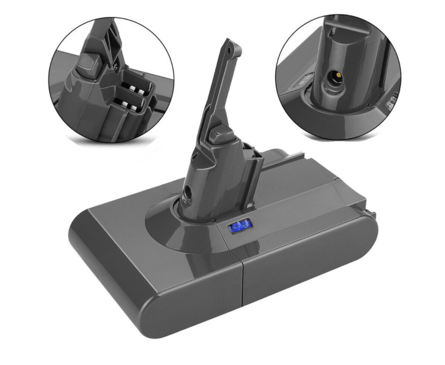 סט 3 חלקים סוללה 3000mAh ופילטרים לשואב אבק דייסון V8 SV10 תמונה 3