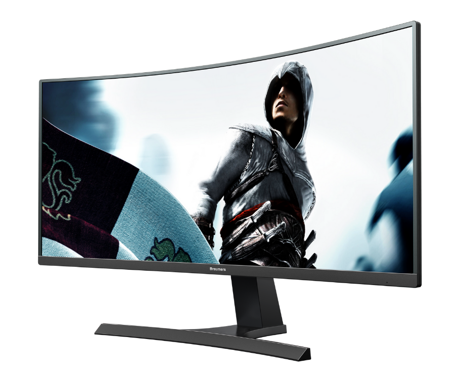 מסך מחשב גיימינג קעור BRAUMERS 35" 100HZ G-SYNC תמונה 2