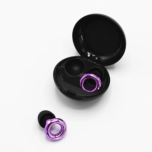 AudioFeel LIVE | Vivid Purple - אטמי אוזניים מתקדמים להגנה על השמיעה במסיבות, פסטיבלים ומוזיקאים תמונה 2