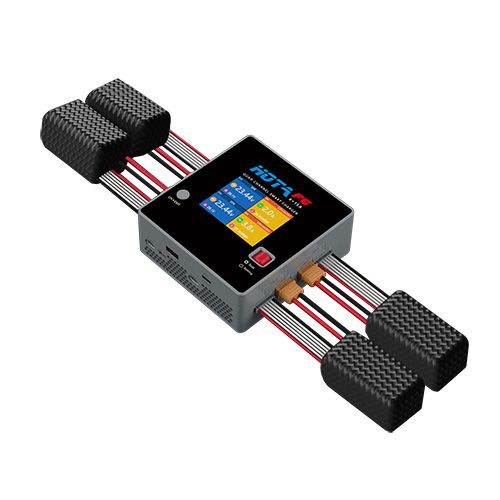 מטען DC מרובע ערוצים HOTA F6 1000W תמונה 2