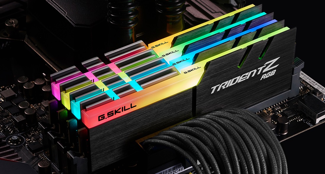 זיכרון למחשב נייח G.Skill DDR4 32GB 3600Mhz F4-3600C17Q-32GTZR תמונה 4