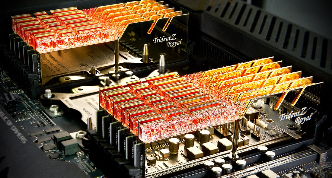 זיכרון למחשב נייח G.Skill DDR4 32GB 3200Mhz F4-3200C16D-32GTRG תמונה 4