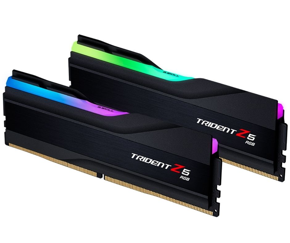 זיכרונות G.Skill DDR5 RAM F5-6000U4040E16GX2-TZ5RK 2x16GB 6000MHz RGB Black תמונה 2