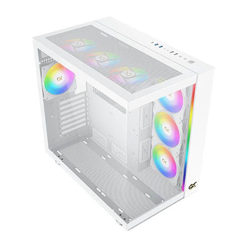 מארז מחשב לבן Xigmatek AQUA Ultra Air ARTIC כולל ספק 600w 700w 750w 850w תמונה 3