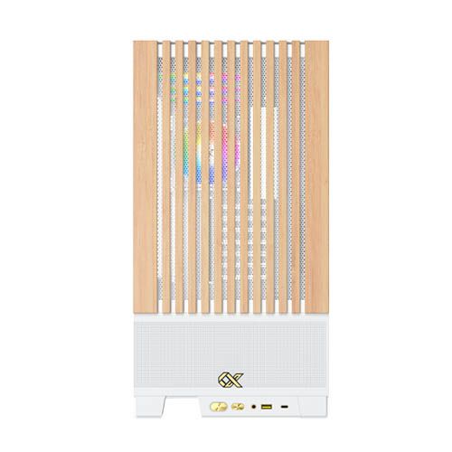 מארז מחשב לבן עץ - Xigmatek ENDORPHIN WD ARCTIC כולל ספק 600w 700w 750w 850w תמונה 2