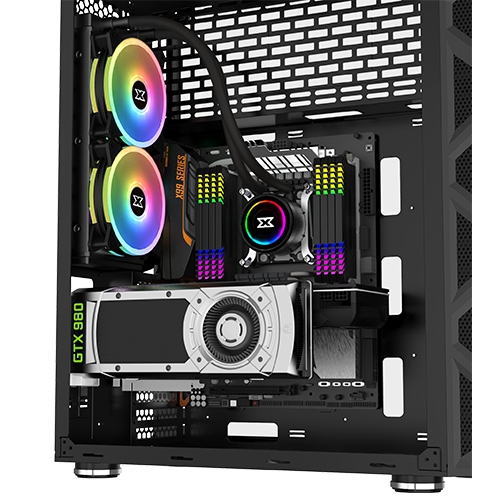 מארז מחשב - Xigmatek Overtake 6X120mm RGB + Remote תמונה 3