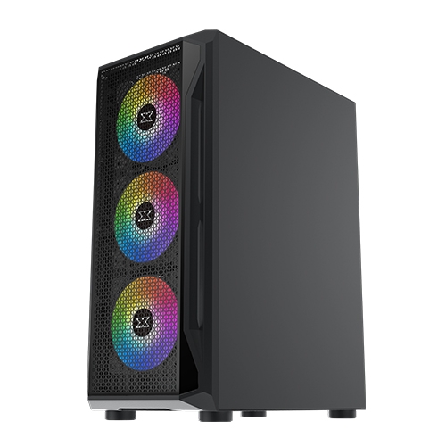מארז למחשב גיימינג Xigmatek Gaming X עם 4 מאווררים בגודל 120mm בתאורת RGB תמונה 2