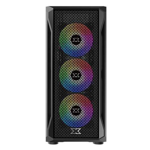 מארז למחשב גיימינג Xigmatek Gaming X עם 4 מאווררים בגודל 120mm בתאורת RGB תמונה 3