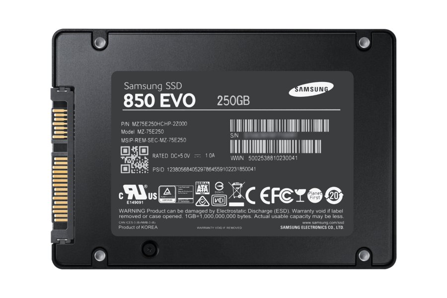 כונן SSD פנימי סמסונג Samsung EVO 850 MZ-75E250BW 250GB SATA3 תמונה 3