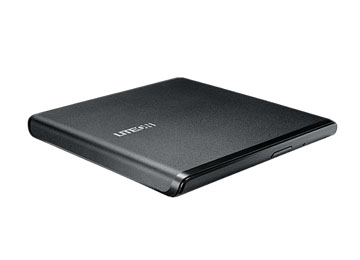 צורב חיצוני שחור LITEON External DVD-RW USB Ultra Slim DVD Writer eBAU108 תמונה 2