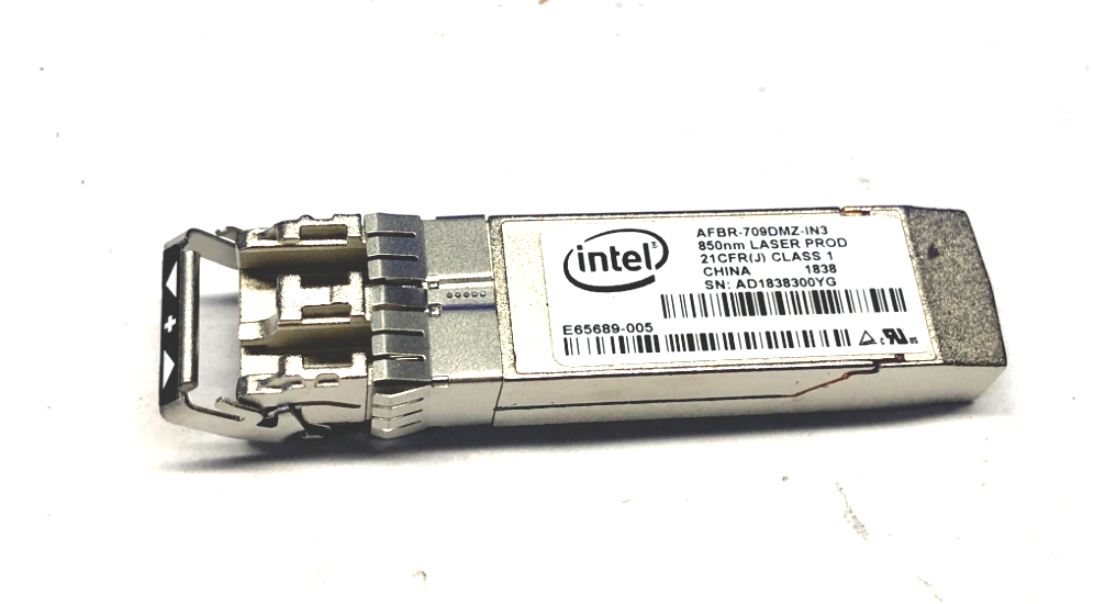 ג'יביק INTEL E10GSFPSR  AFBR-703SDZ-IN2 10G SFP+ SFP SR GBIC תמונה 2