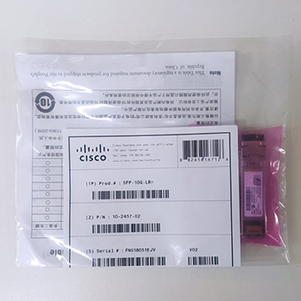 מתאם Cisco SFP-10G-LR 10G SFP+ SM - Single Mode 10km GIBC Module תמונה 2