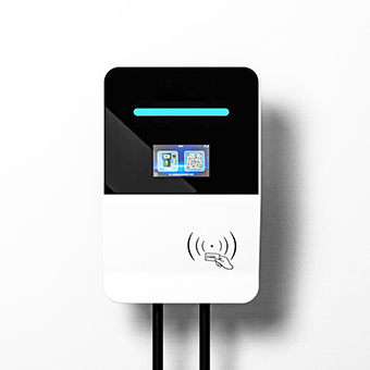 עמדת טעינה ציבורית לרכב חשמלי Braumers Public station EV Charger 32A Type2 22kw תמונה 2