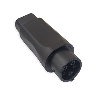 מתאם לרכב חשמלי Type2 ל Type1 תמונה 2