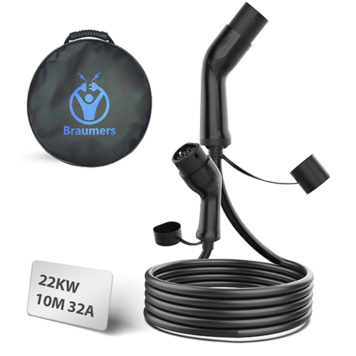 כבל טעינה לרכב חשמלי תלת פאזי 10 מטר EV CHARGING CABLE תמונה 3